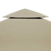 Beige Pavillon-Ersatzdach Cicu 3x4 m (310 g/m²)
