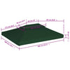 Grünes Pavillon-Ersatzdach Cicu 3x4 m (310 g/m²)