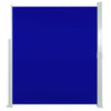 Blaues Seitenmarkise für die Terrasse SNR 160x300cm