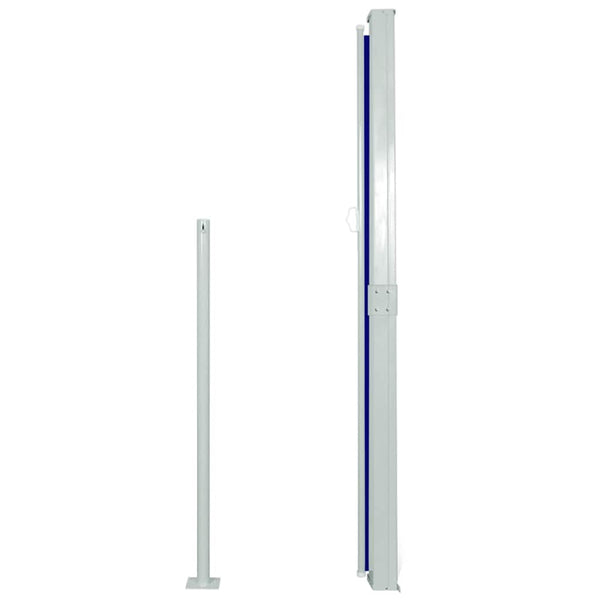 Blaues Seitenmarkise für die Terrasse SNR 160x300cm