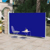 Blaues Seitenmarkise für die Terrasse SNR 160x300cm