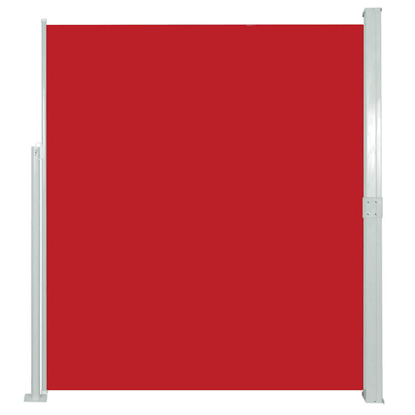 Rote Seitenmarkise für Terrasse Snr 160x300cm