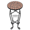 Terrakotta-Beistelltisch/-Pflanzenständer Mosaik Born