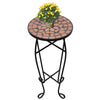 Terrakotta-Beistelltisch/-Pflanzenständer Mosaik Born