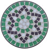 Born Beistelltisch/Pflanzenständer (Mosaikmuster) blau und weiß