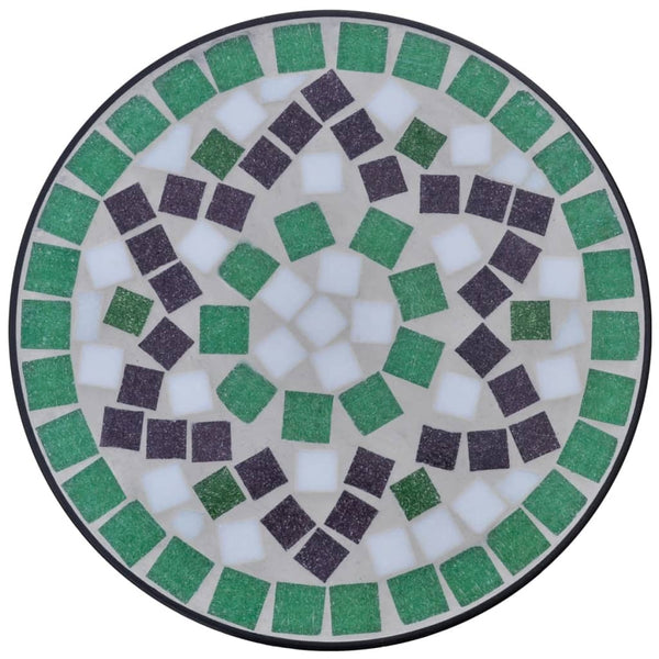 Born Beistelltisch/Pflanzenständer (Mosaikmuster) blau und weiß