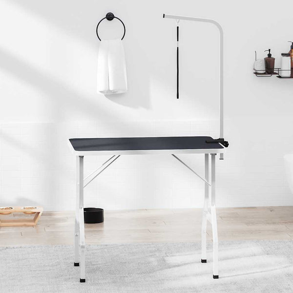 Kylpy-/trimmauspöytä lemmikeille Kendall (säädettävä 1 silmukka)