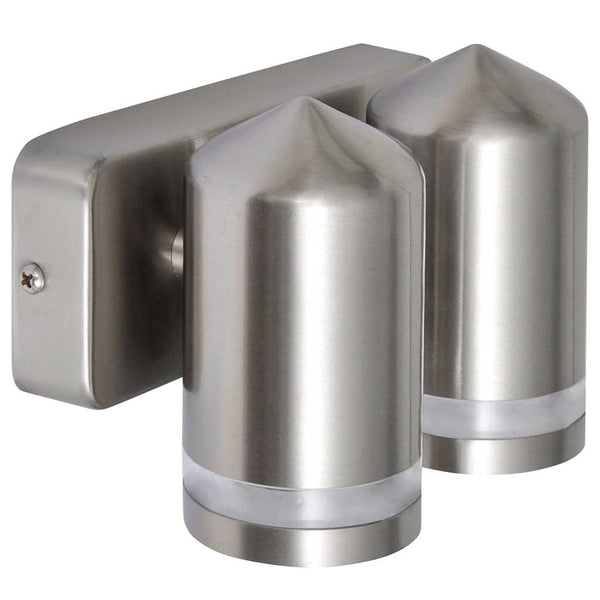 Ruostumaton teräs led seinävalaisin Tivlea (alas valaiseva kartio)