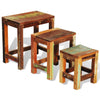 Satztische Pandelie (3 St. Vintage-Stil recyceltes Holz)