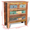 Schrank Csebar (4 Schubladen recyceltes Holz)