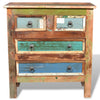 Schrank Csebar (4 Schubladen recyceltes Holz)