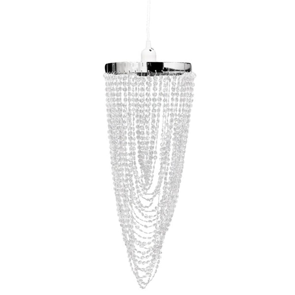 Kristallene Pendelleuchte Damarcus 22x58cm