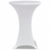 Weiße Stehtischhusse Zablatosche Ø 70cm (Stretch 2er-Set)