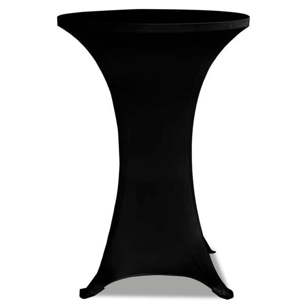 Schwarze Stehtischhusse Zablatosche Ø 60 cm (2 Stück)