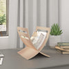 Natürlicher Holz-Zeitschriftenständer Liorind