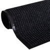 Schwarze PVC-Fußmatte Irofte 90x150cm