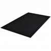 Schwarze PVC-Fußmatte Irofte 90x150cm