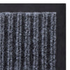 Graue PVC Fußmatte Irofte 90x60cm