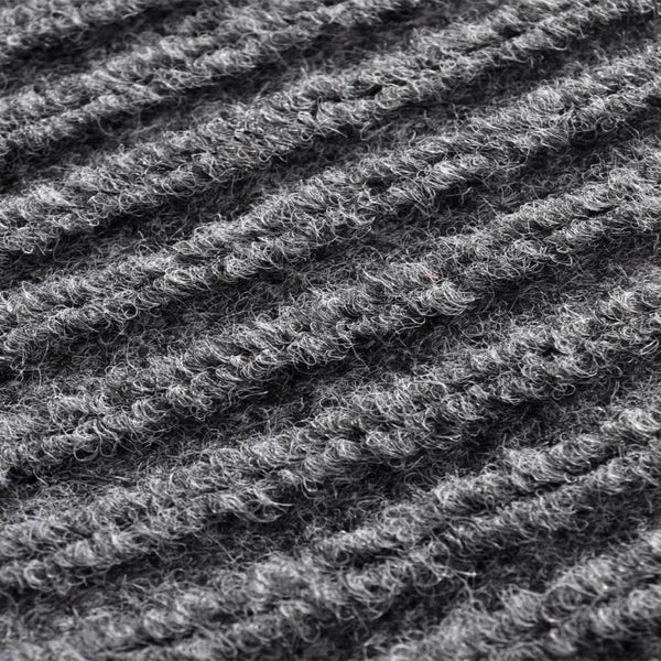 Graue PVC-Fußmatte Irofte 90x150cm
