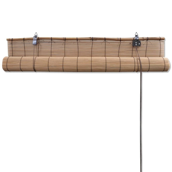 Braune Bambusrollos Elsa 100x160cm
