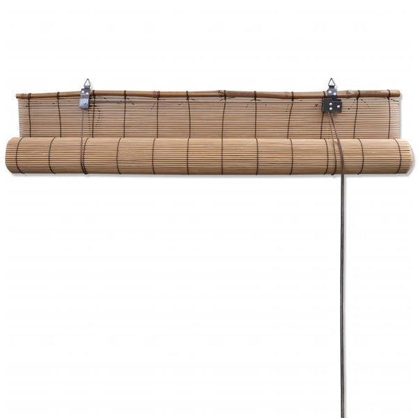 Braune Bambusrollos Elsa 120x220cm