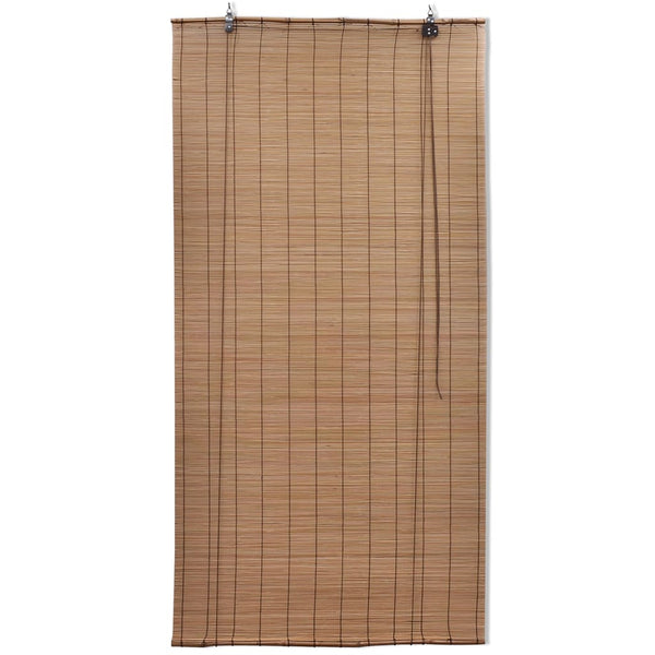 Ruskea ruskeat bambu rullaverhot Elsa 140x160cm