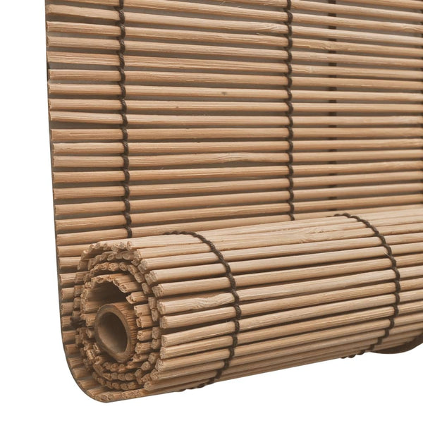 Ruskea ruskeat bambu rullaverhot Elsa 140x160cm