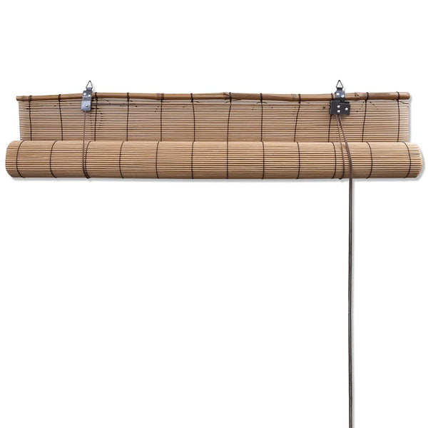 Ruskea ruskeat bambu rullaverhot Elsa 140x160cm
