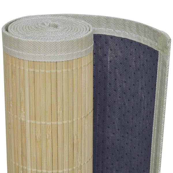Rechteckige natürliche Bambusmatte Amaliea 120x180cm
