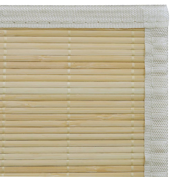 Rechteckige natürliche Bambusmatte Amaliea 120x180cm