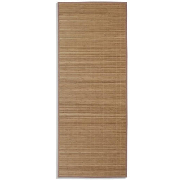 Ruskea suorakulmainen bambumatto Amaliea 80x200cm