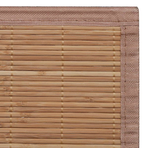 Ruskea suorakulmainen bambumatto Amaliea 80x300cm
