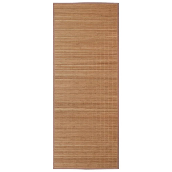 Rechteckiger Bambusteppich Amalie, braun, 120x180cm