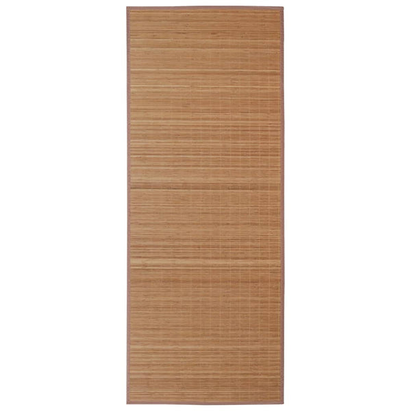 Braune rechteckige Bambusmatte Amalie 150x200cm