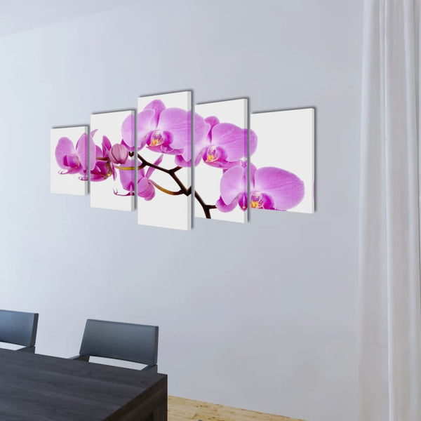 Bilderserie Orchidee Albei 200x100cm