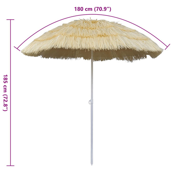 Kippbarer Sonnenschirm im Hawaii-Stil Ghiulsere