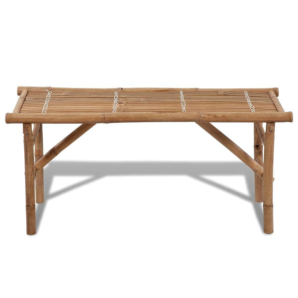 Klappbare Gartenbank Iunal 118cm (Bambus)