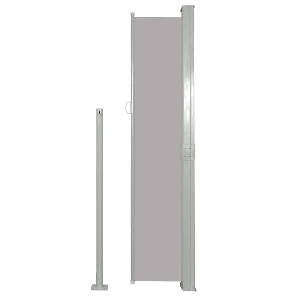 Graue Seitenmarkise für die Terrasse Snr 160x300cm