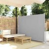 Graue Seitenmarkise für die Terrasse Snr 160x300cm