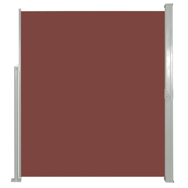 Braune Seitenmarkise für Terrassen, SNR 160x300 cm