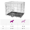 Zusammenklappbare Hundebox Metall Ticulina (m)