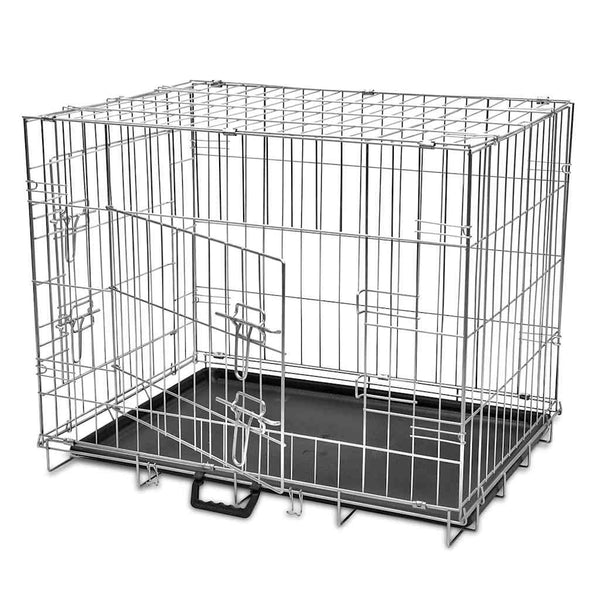 Zusammenklappbare Hundebox aus Metall Ticulina (L)