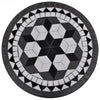 Bistrotisch Culca 60cm schwarz-weiß (Mosaik)