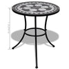 Bistrotisch Culca 60cm schwarz-weiß (Mosaik)