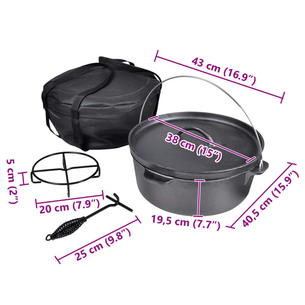 Antimisia Dutch Oven 11,3 L (mit Zubehör)