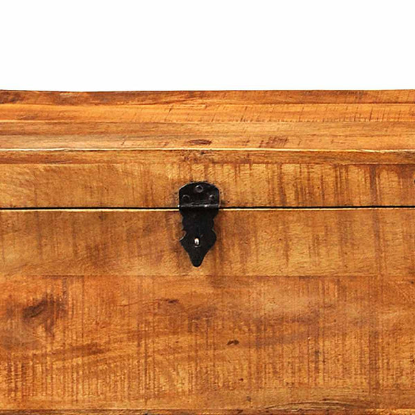 Aufbewahrungstruhen-Set Barakonyi (2 Stück grobes Mangoholz)