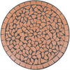 Terrakotta bistrokalustesarja Luceana (3-osainen, mosaiikki)