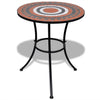 Terrakotta-weißes Bistro-Set Luceana, 3-teilig