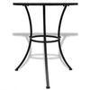 Terrakotta-weißes Bistro-Set Luceana, 3-teilig