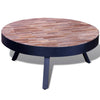 Runder niedriger Couchtisch Artizia (recyceltes Teakholz)
